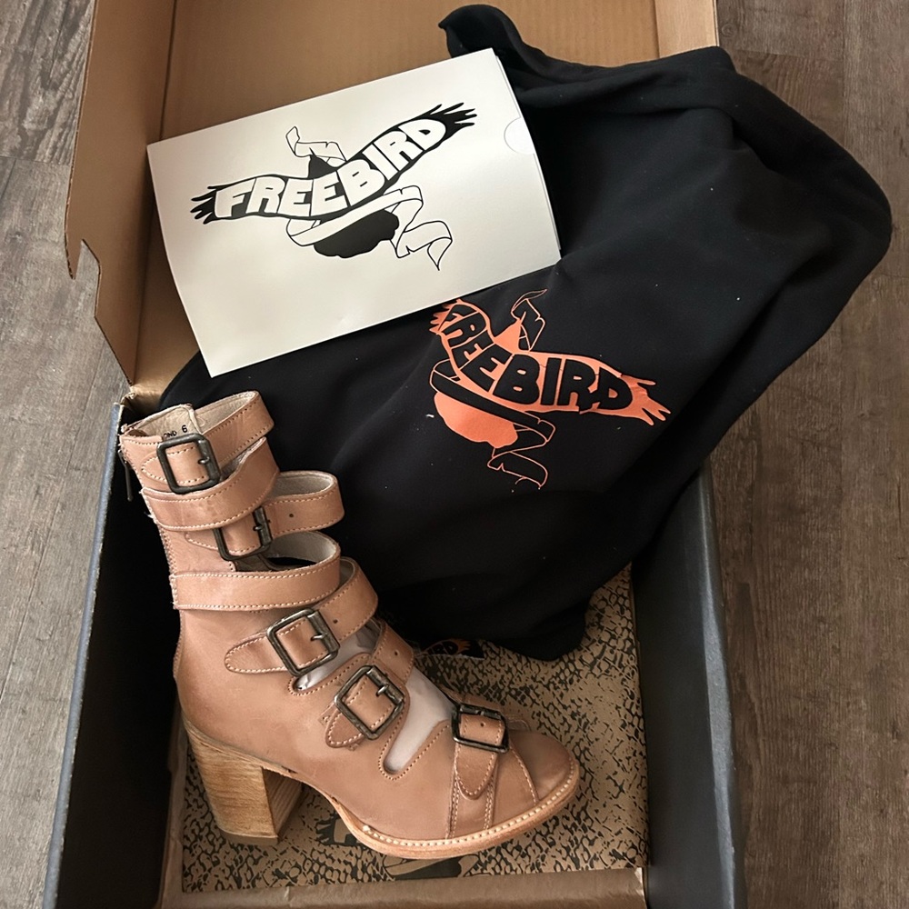 Freebird Women's Brown Heeled Boots